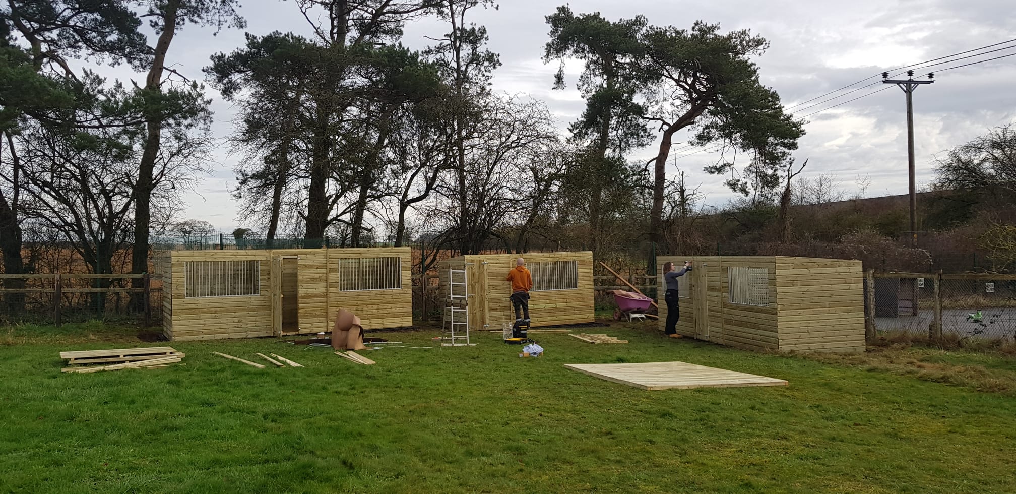 Bird Of Prey Aviary Install 4