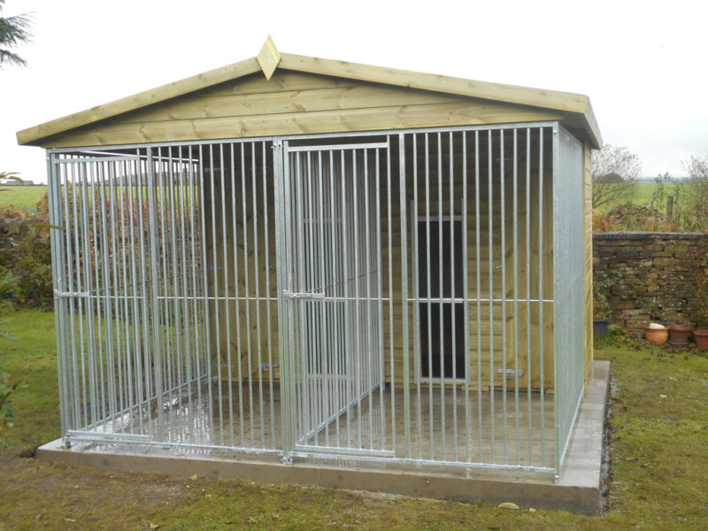 Double Apex Dog Kennel And Run Halifax 800x600