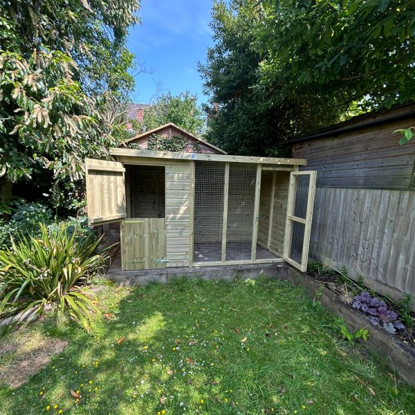Housing and run for small animals