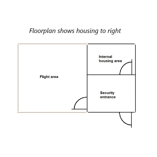 Bird aviary floorplan